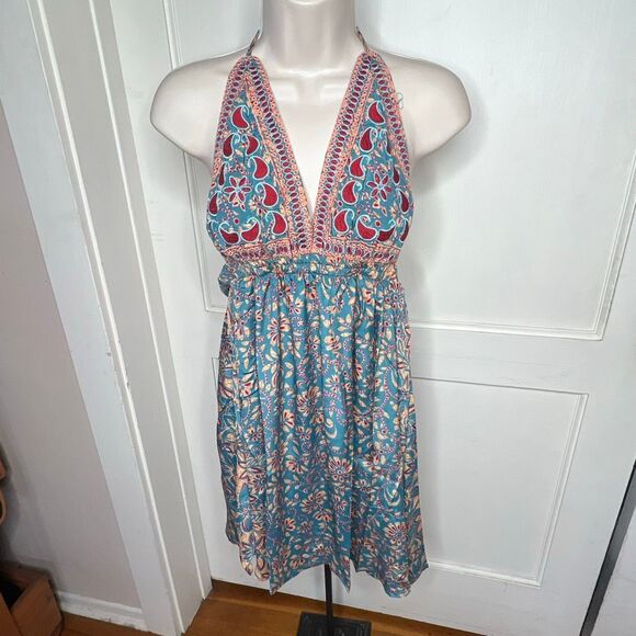 Raga Somewhere In The Paradise Dress Nwt Size Large - Picture 2 of 7